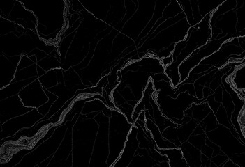 Marble black texture, wavy texture background	
