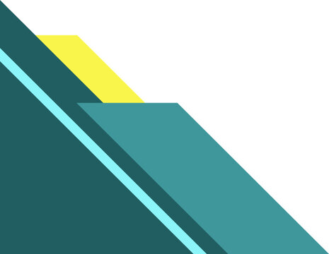 Modern Parallelogram Corner