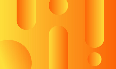 Gradient Geometric Background. Orange Gradient Design for landing page, website, banner, etc. simple background