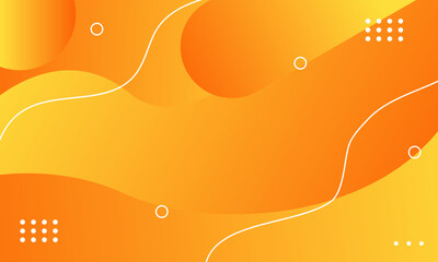 Gradient Geometric Background. Orange Gradient Design for landing page, website, banner, etc. simple background