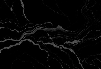 Marble black texture, wavy texture background	

