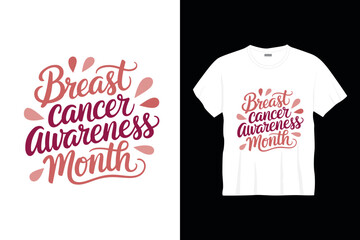Breast cancer t shirt design or cancer poster design cancer quotes typography t shirt