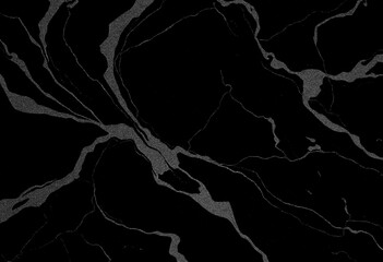 Marble black texture, wavy texture background	
