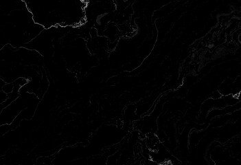 Marble black texture, wavy texture background