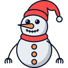 Cute Christmas Snowman