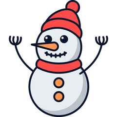 Cute Christmas Snowman