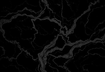 Marble black texture, wavy texture background