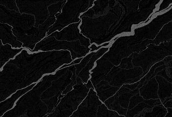 Marble black texture, wavy texture background