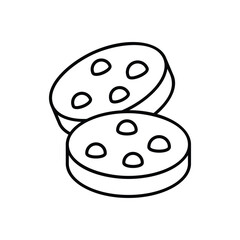 Cookies vector icon