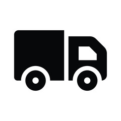 A delivery truck icon representing shipping, logistics, or transportation