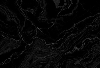 Marble black texture, wavy texture background