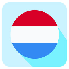 Vector Icon for Luxembourg, country, national, flag, world flag
