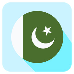 Vector Icon for Pakistan, country, national, flag, world flag