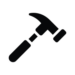 A hammer, representing tools, building, construction, or repair