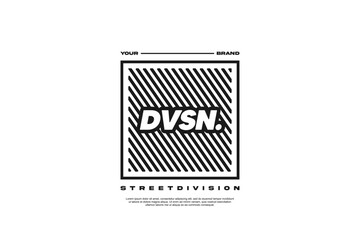 Vector streetwear design ideas concept vector graphic tee design suitable for printing	
