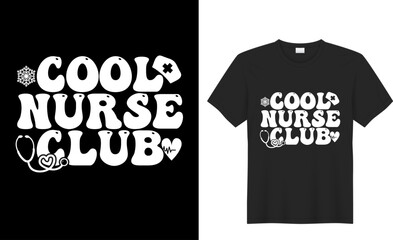 cool nurse club t shirt design