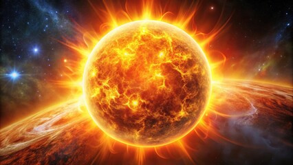 of a bright sun with solar flares and coronal mass ejections , Sun, solar flares, star, coronal mass ejections, energy