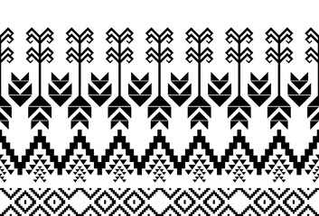 abstract Traditional geometric ethnic fabric pattern ornate elements with ethnic patterns design for textiles, rugs, clothing, sarong, scarf, batik, wrap, embroidery, print, curtain, carpe