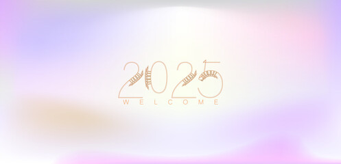 Festive background featuring colorful confetti and Happy New Year 2025 text in a joyful design