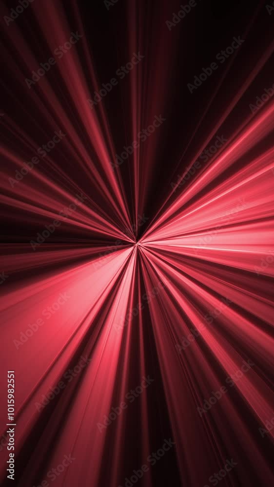 Canvas Prints vertical video of fast red brightly colored abstract wormhole with streaks of stars flying by faster