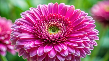 Close-up image of a vibrant pink flower in full bloom, nature, floral, vibrant, pink, bloom, close-up, petal, beauty, garden