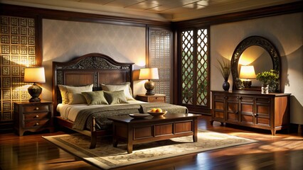 Discover the allure of silhouette-style Asian bedroom furniture. Ideal for modern interiors, these exquisite sets offer a harmonious blend of