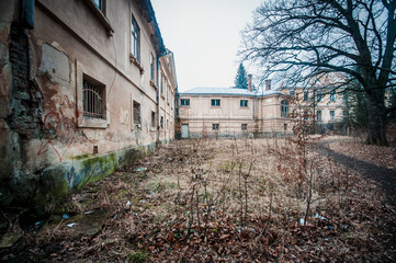 Abandoned Elegance: The Beauty of Decay in an Overgrown Urban Landscape