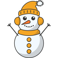 Cute Christmas Snowman