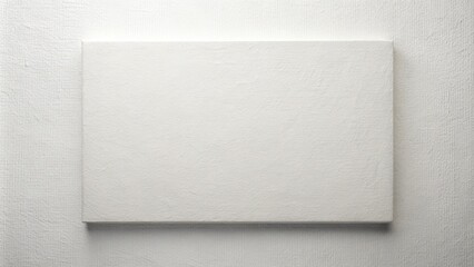 A blank white canvas with soft, subtle textures perfect for a minimalist background or design element, blank, white, canvas