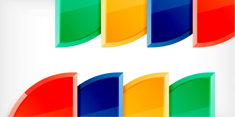 Triangle circles background. Vector Illustration For Wallpaper, Banner, Background, Card, Book Illustration, landing page