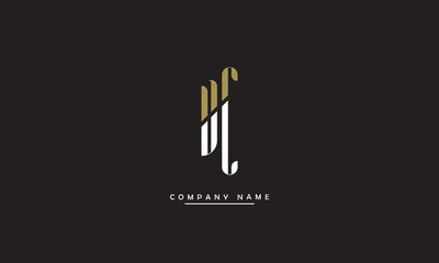 VC, CV, V, C Abstract Letters Logo Monogram