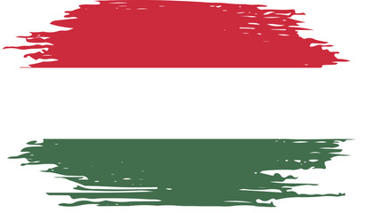 Brush On HUNGARY Flag