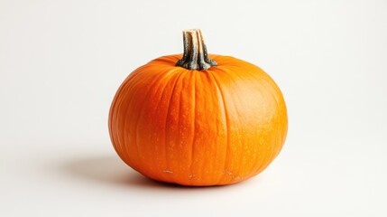 Obraz premium Whole Pumpkin on White Background