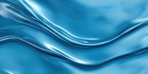 Obraz premium Flowing blue abstract background