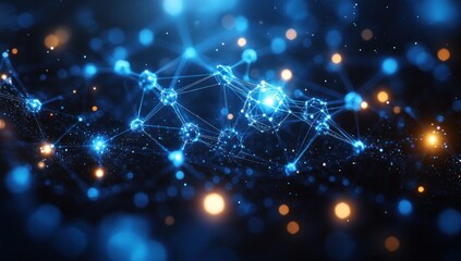 Fototapeta premium Abstract Network and Connections