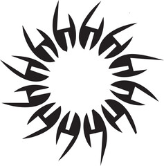 Beautiful flower art and mandala vector design