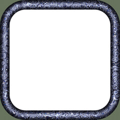 Decorative empty picture frame background