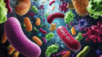 A visual of enzymes in food, explaining how enzymes in fruits and vegetables aid digestion and provide health benefits.