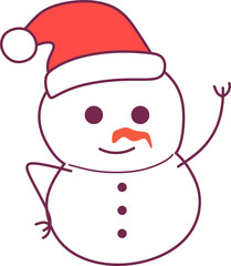 Christmas Snowman Icon