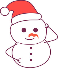 Christmas Snowman Icon