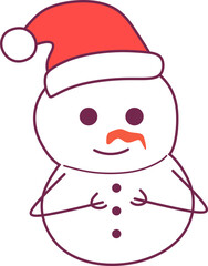 Christmas Snowman Icon