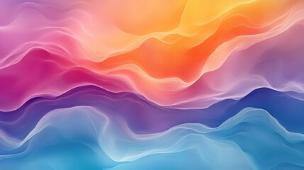 Fototapeta premium Vibrant Abstract Rainbow Wave Background for Creative Projects