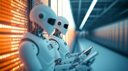 AI-powered disaster recovery, robots rebuilding after natural calamities