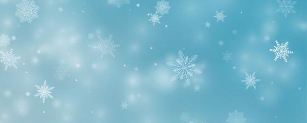 Winter background, snowflakes on a beautiful background, Christmas background for cards, snowfall. Snowy nature landscape, winter dust png.
