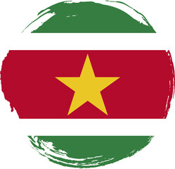 Grunge Brush Circular On  SURINAME