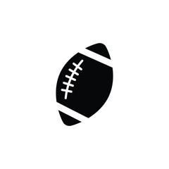 American football icon logo design template isolated illustration