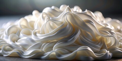 Stunning low light imagery highlights the delicate texture of white ethylene vinyl acetate foam, ideal for enriching visual design and elevating