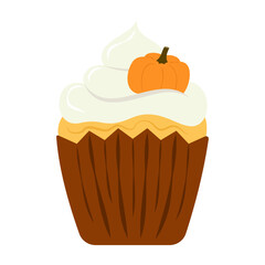 Autumn-themed Illustrations with Seasonal Items and Treats Thanksgiving