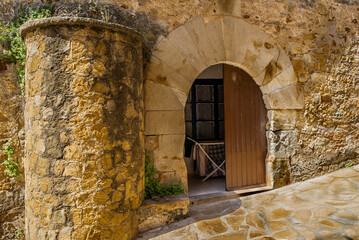 Obraz premium Pals is a medieval town in Catalonia, northern Spain, on the Costa Brava.