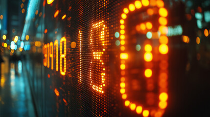 Obraz premium image of a large countdown timer on a website for Cyber Monday